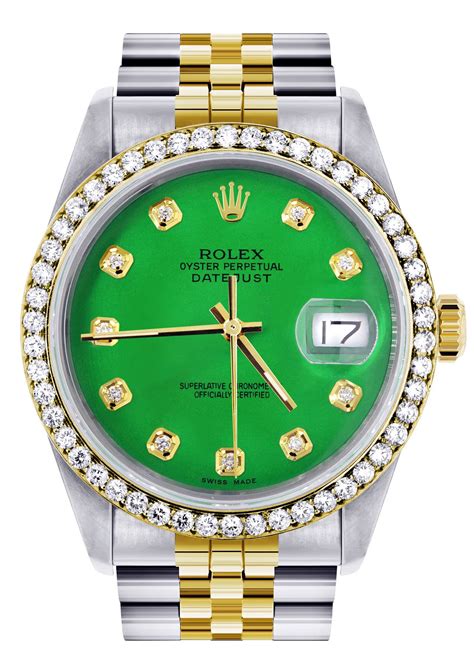 rolex ladies green dial|rolex datejust 36mm green.